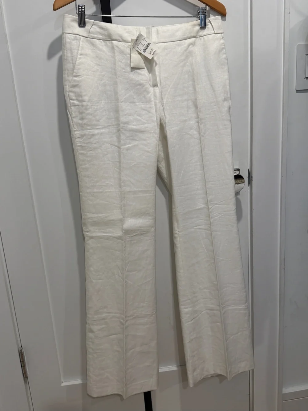 NWT NEW J CREW Linen Pants 6 $98
